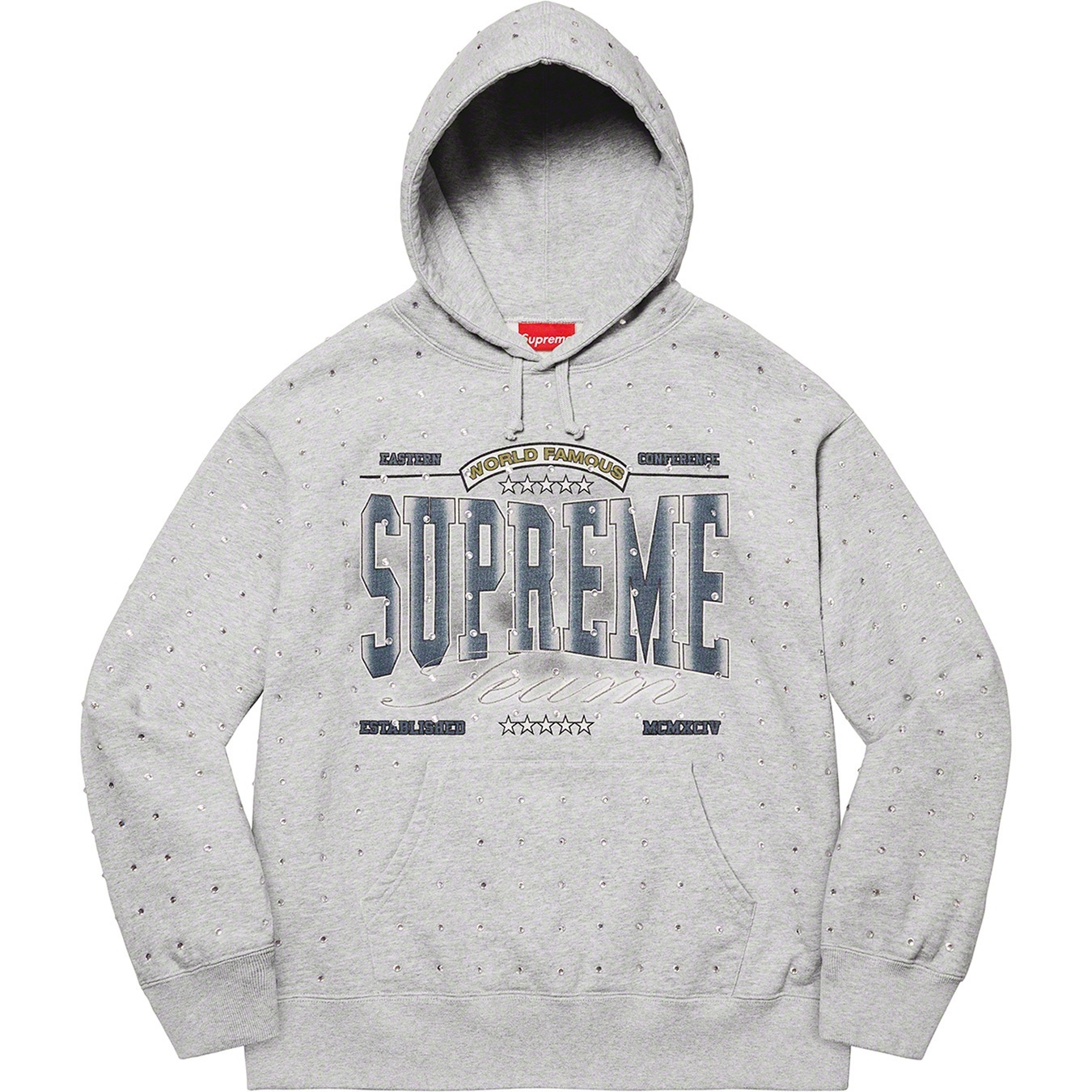 Rhinestone Hooded Sweatshirt view 10